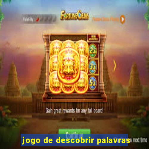 jogo de descobrir palavras